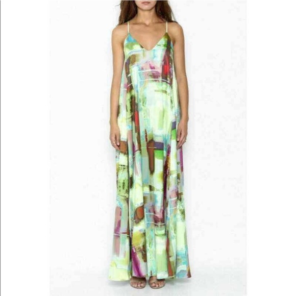 Nicole Miller Floral Maxi Dress - Picture 1 of 5